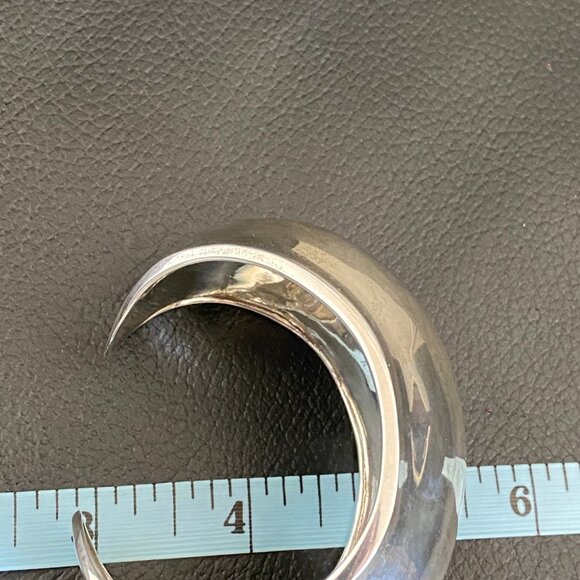 Robert Lee Morris Signed Vintage Bagel Cuff Bracelet Sterling Silver EUC ~$1200 - Picture 8 of 12